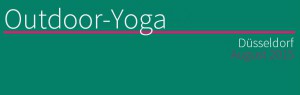 Outdoor-Yoga im August in Düsseldorf