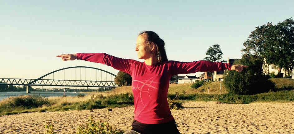 Yoga für Laufanfänger am Strand, Düsseldorf